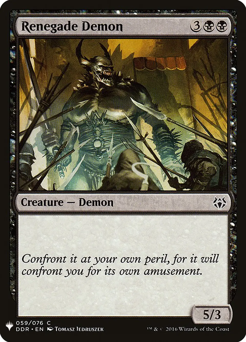 Renegade Demon (The List) 1