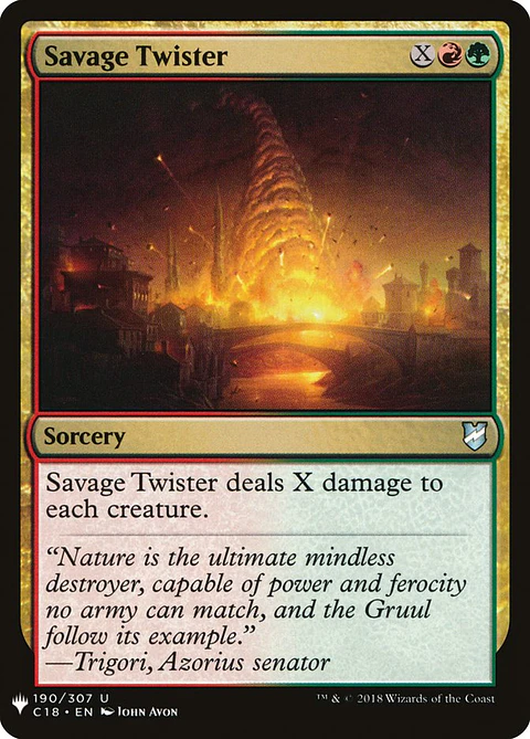 Savage Twister (The List)