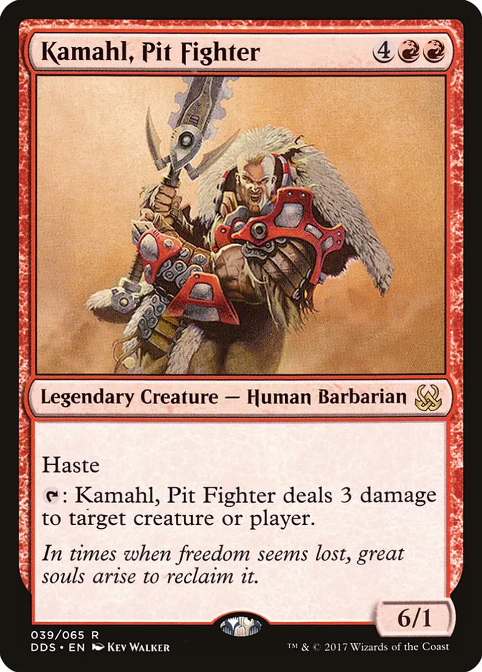 Kamahl, Pit Fighter 1