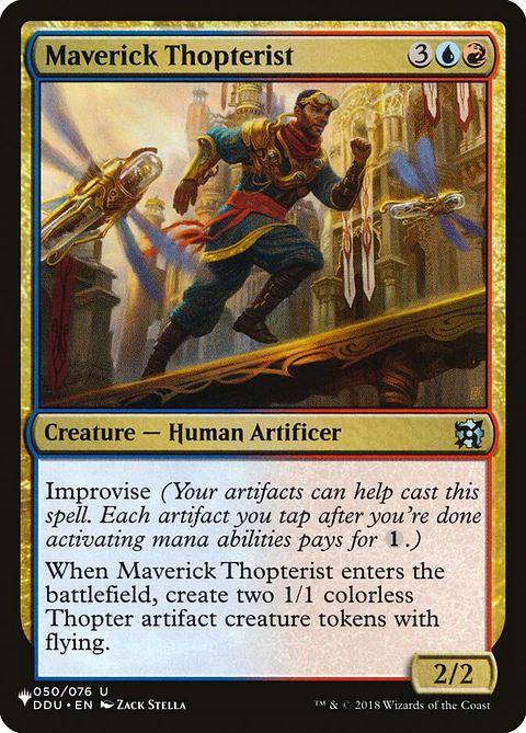 Maverick Thopterist (The List)