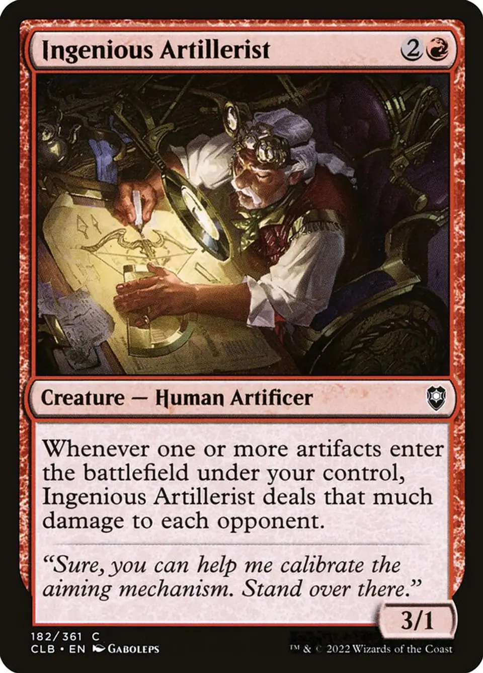 Ingenious Artillerist 1