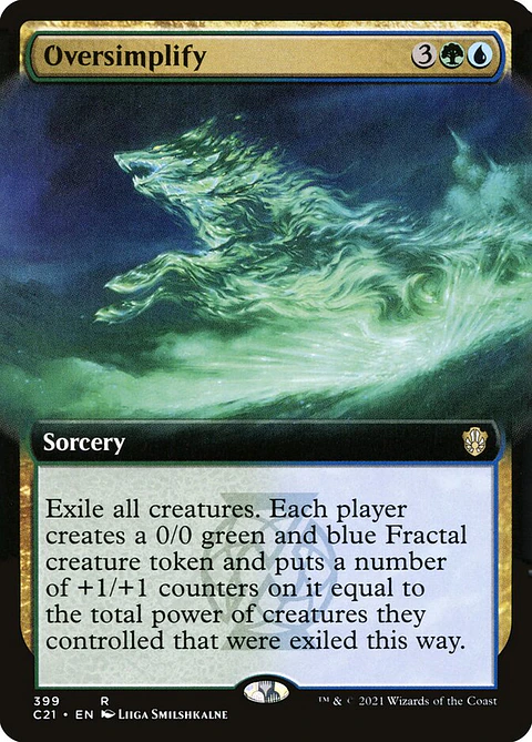 Oversimplify (Extended Art)