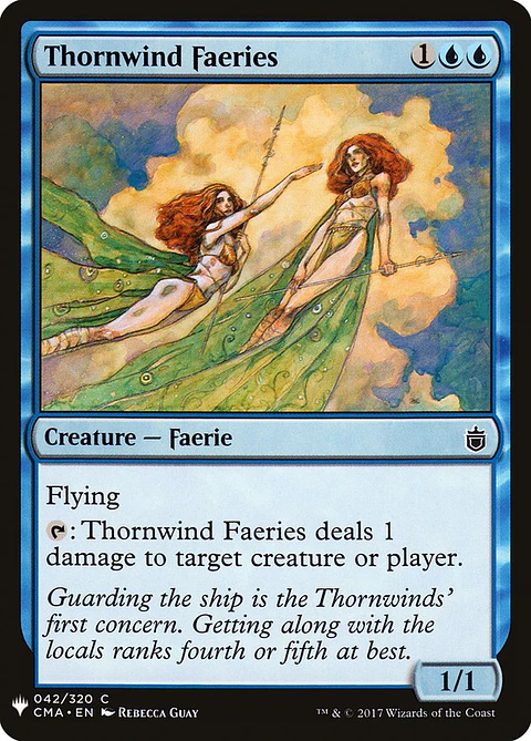 Thornwind Faeries (The List)