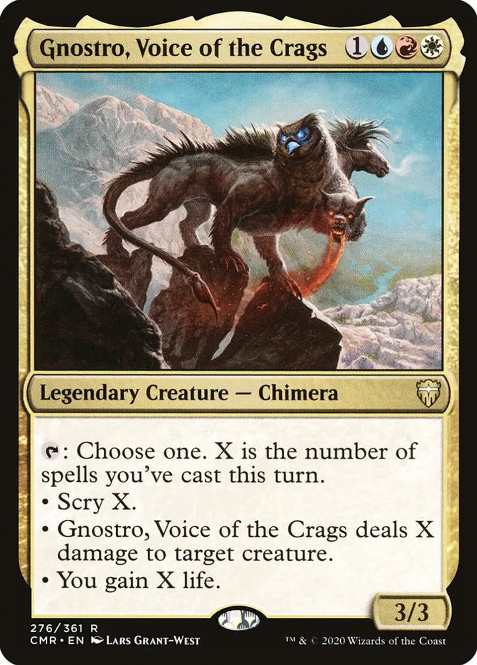 Gnostro, Voice of the Crags 1