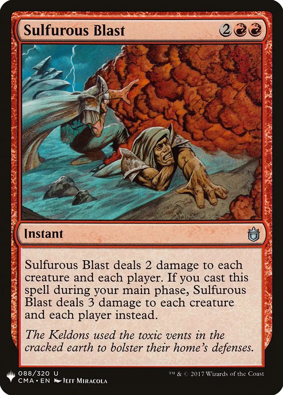 Sulfurous Blast (The List) 1