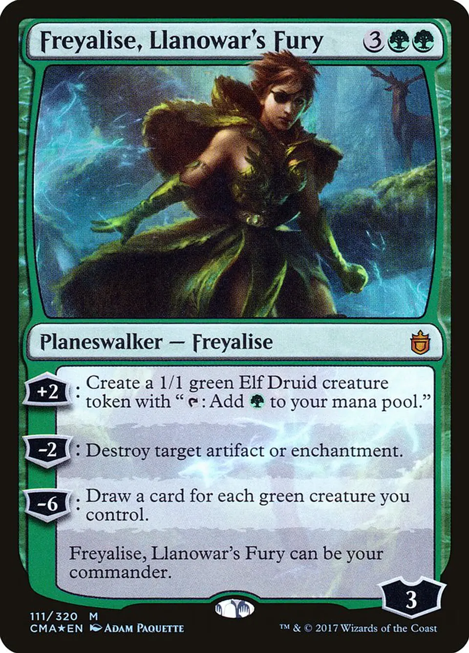 Freyalise, Llanowar's Fury 1