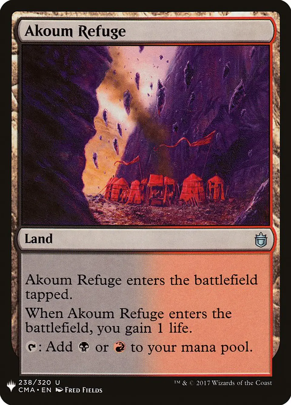 Akoum Refuge (The List) 1