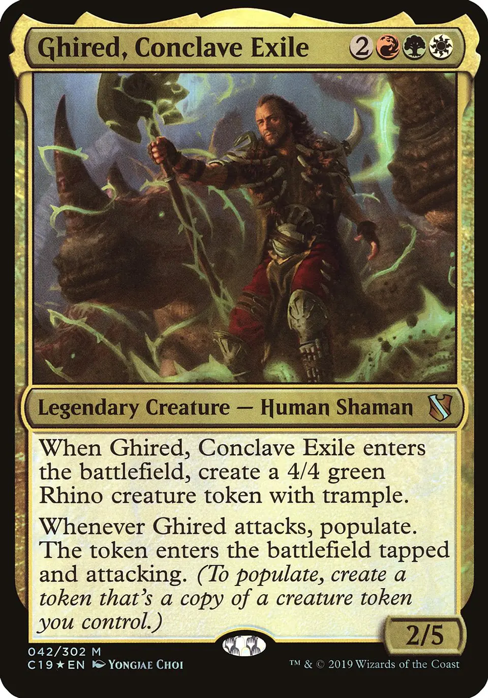 Ghired, Conclave Exile 1