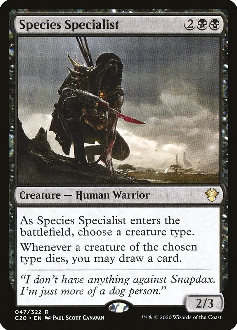 Species Specialist 1
