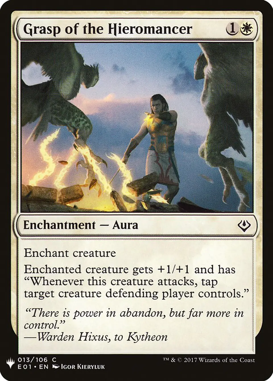 Grasp of the Hieromancer (The List) 1