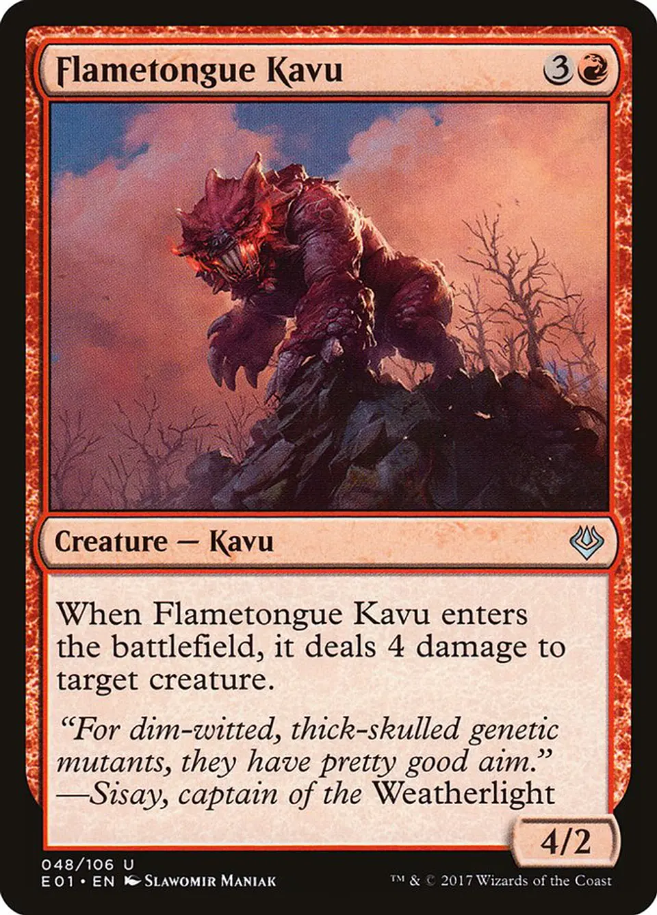 Flametongue Kavu 1