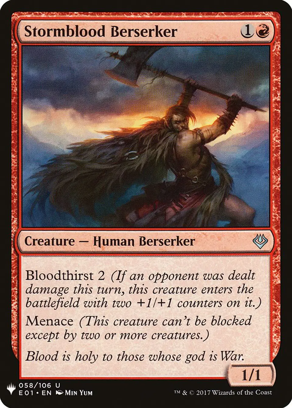 Stormblood Berserker (The List) 1