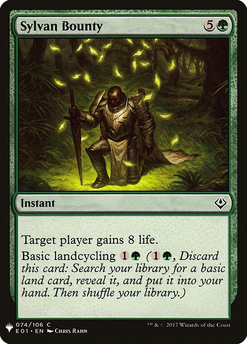 Sylvan Bounty (The List)