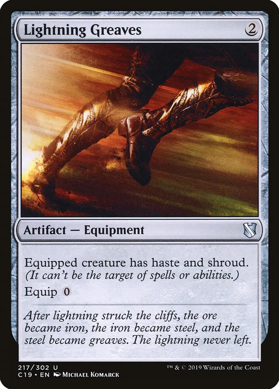 Lightning Greaves 1