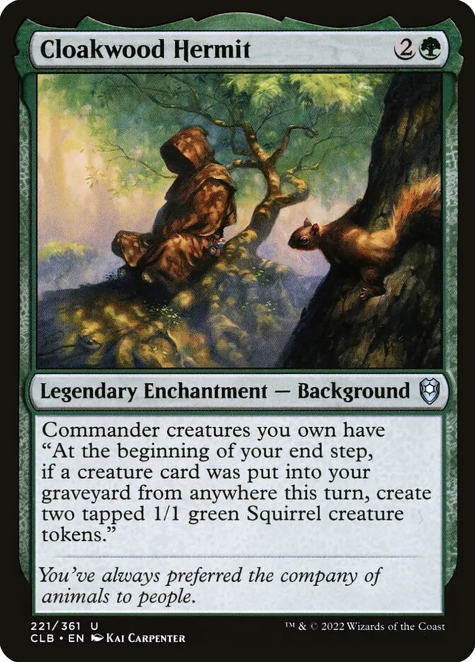 Cloakwood Hermit 1