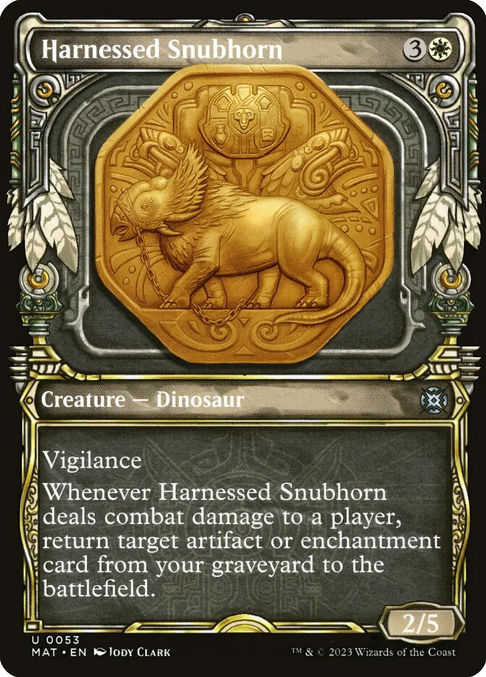 Harnessed Snubhorn (Showcase) 1