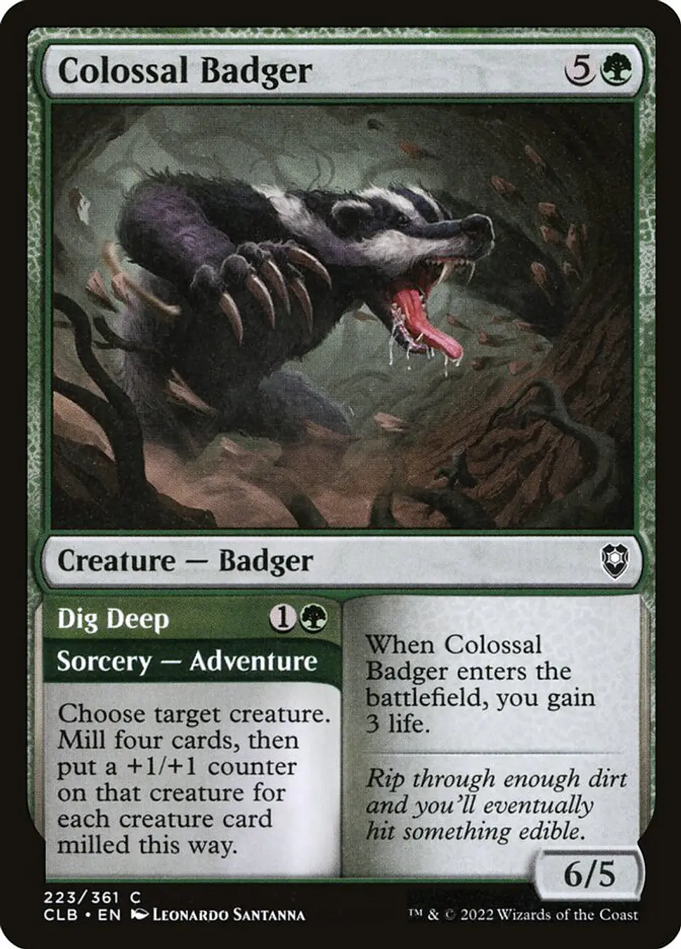 Colossal Badger // Dig Deep 1