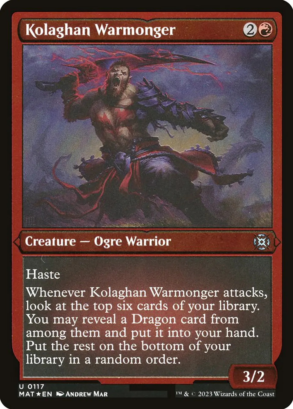 Kolaghan Warmonger 1