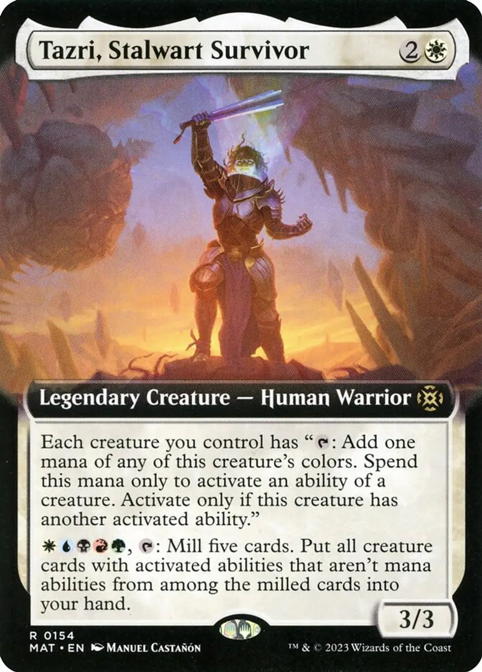 Tazri, Stalwart Survivor (Extended Art) 1
