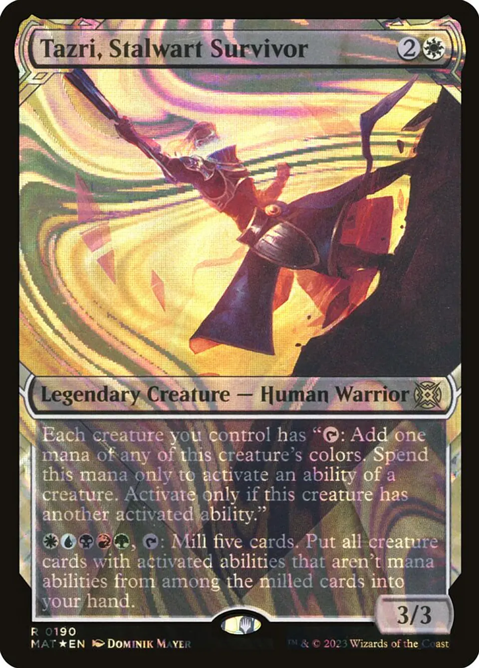 Tazri, Stalwart Survivor (Showcase) 1