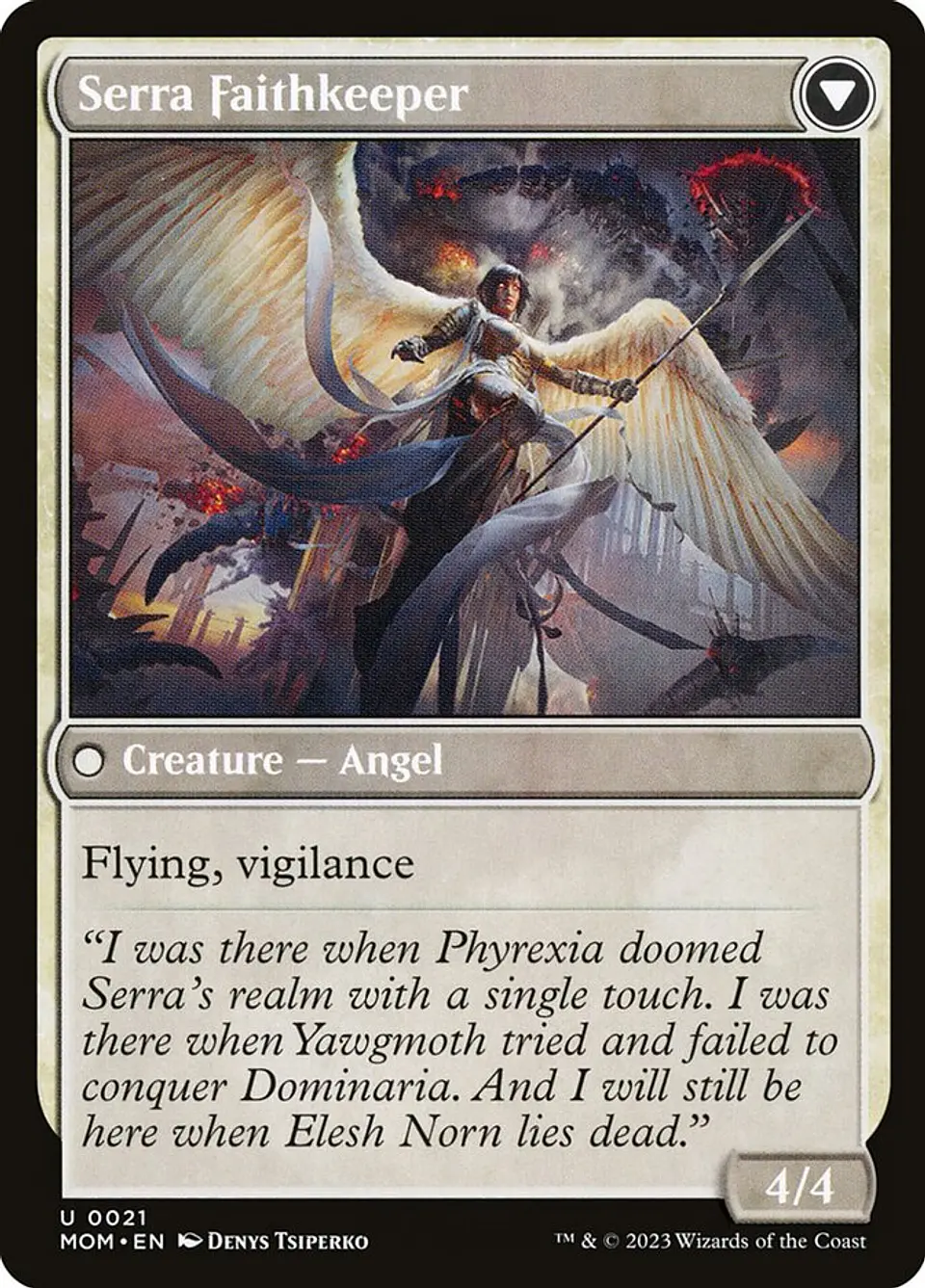 Invasion of Dominaria // Serra Faithkeeper 2