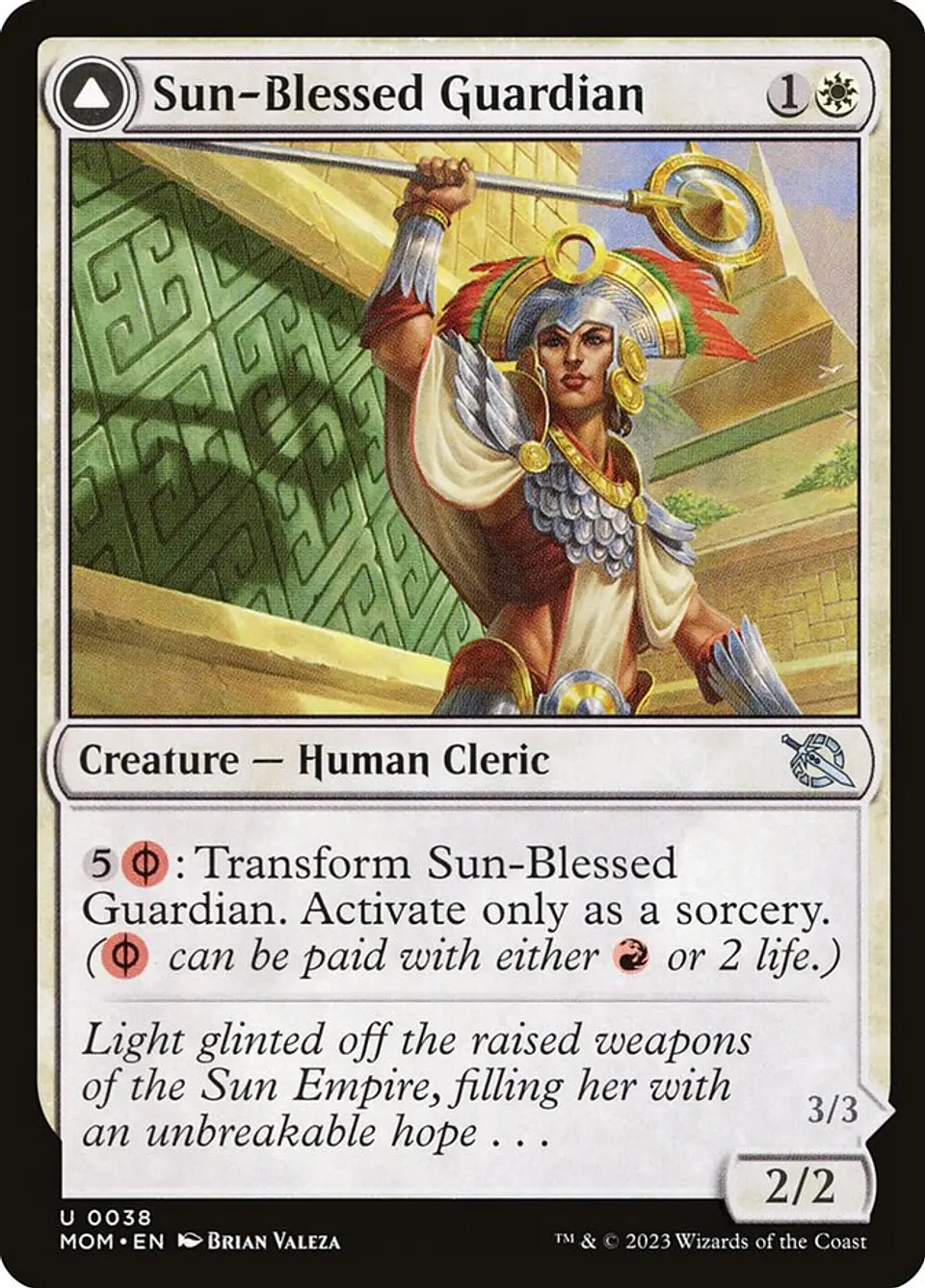 Sun-Blessed Guardian // Furnace-Blessed Conqueror 1
