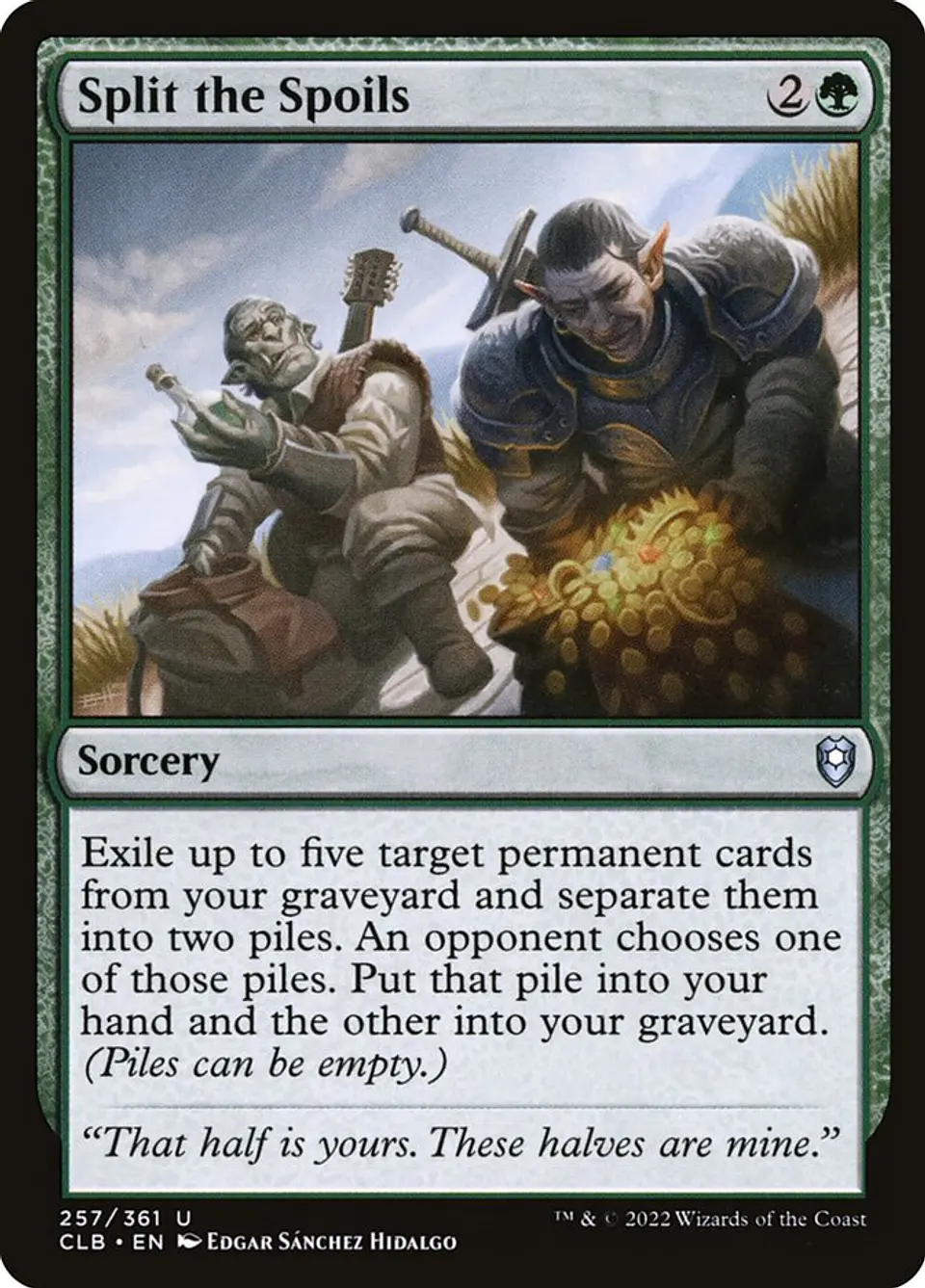 Split the Spoils 1