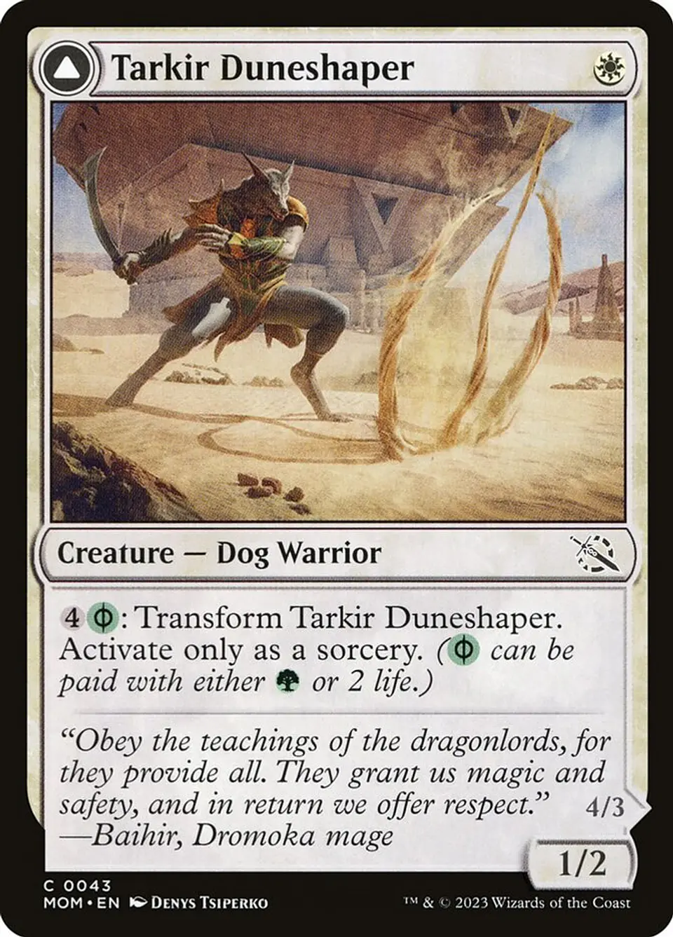 Tarkir Duneshaper // Burnished Dunestomper 1