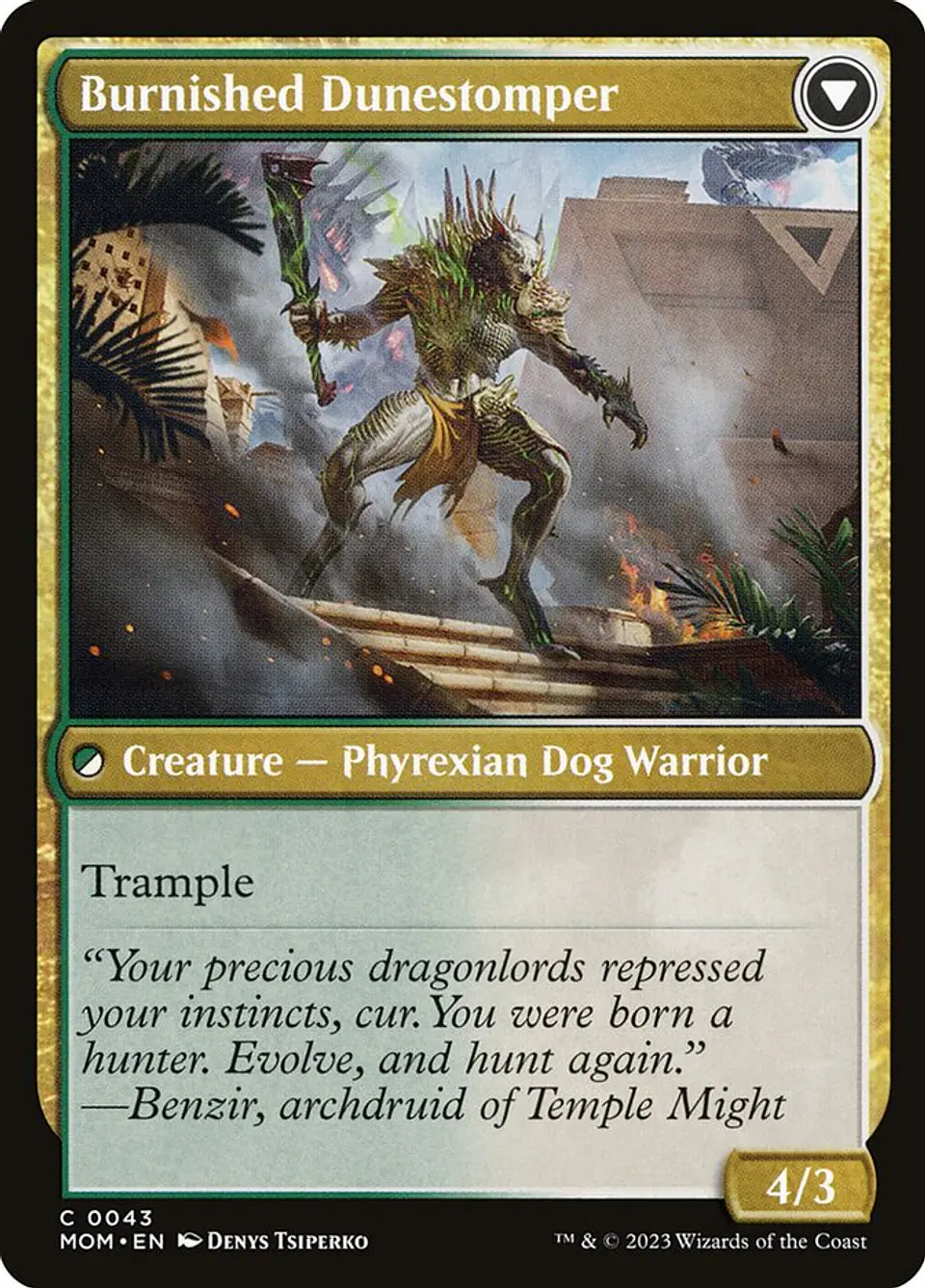 Tarkir Duneshaper // Burnished Dunestomper 2