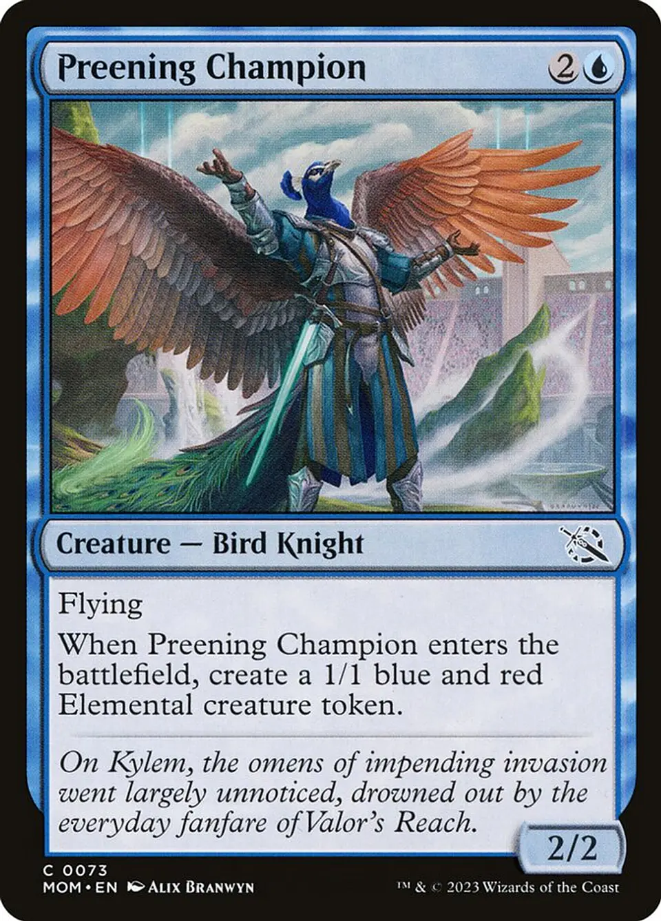 Preening Champion 1