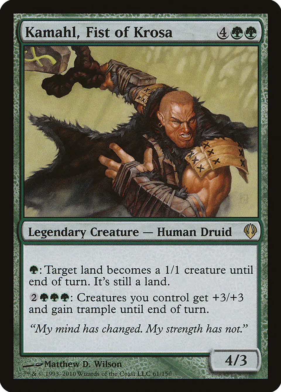 Kamahl, Fist of Krosa 1