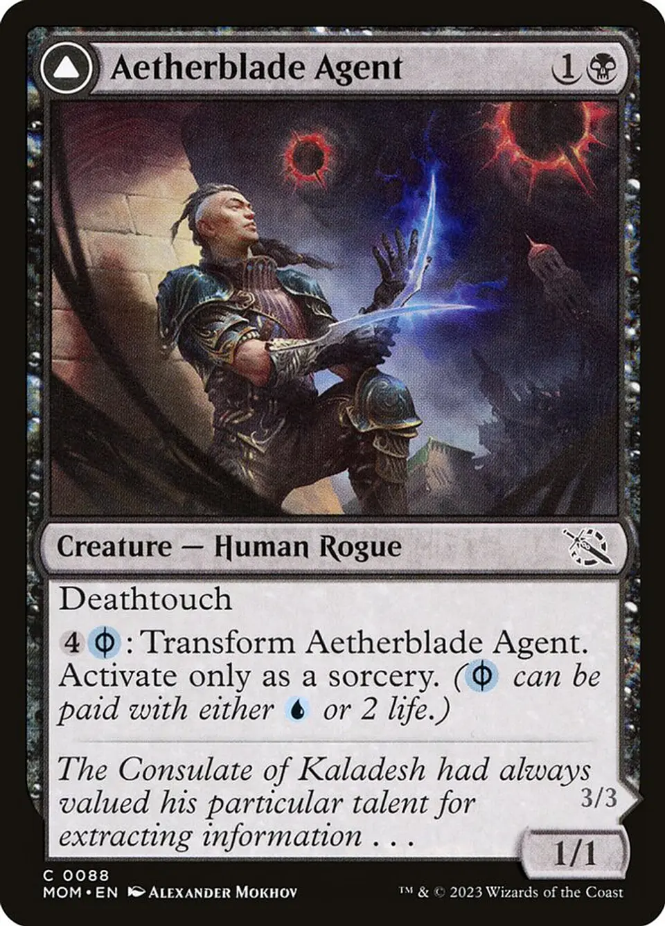 Aetherblade Agent // Gitaxian Mindstinger 1