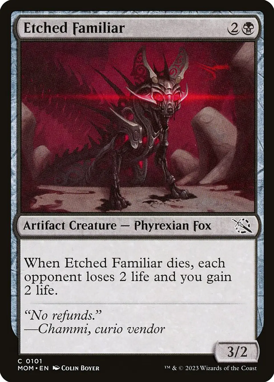 Etched Familiar 1