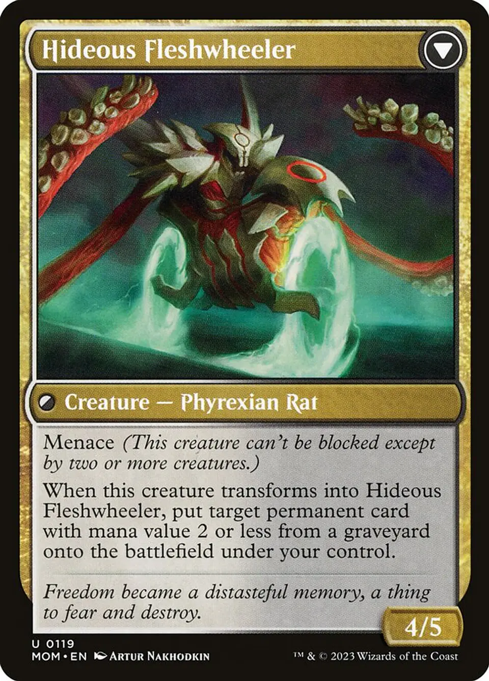 Nezumi Freewheeler // Hideous Fleshwheeler 2