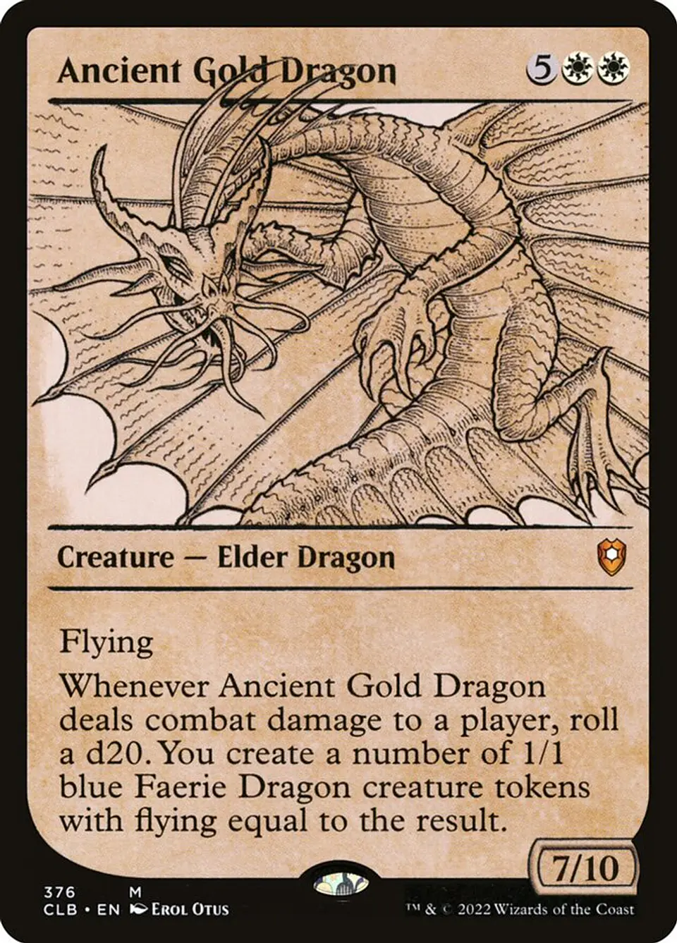 Ancient Gold Dragon (Showcase) 1