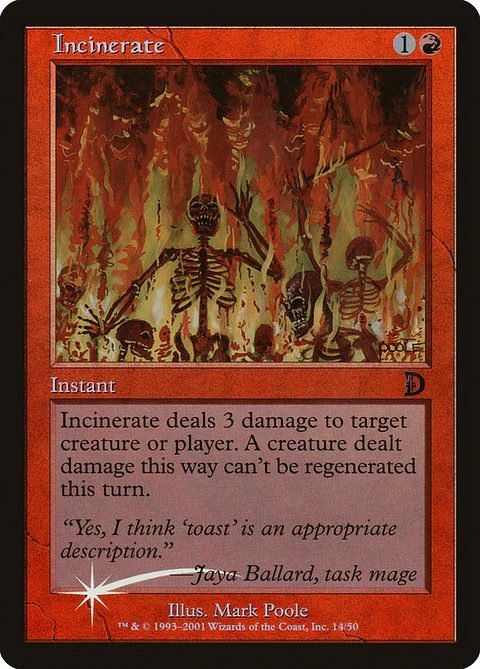 Incinerate (Retro Frame)