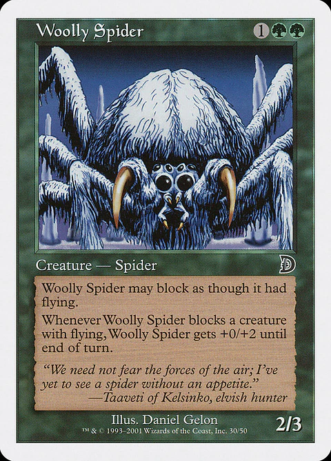 Woolly Spider (Retro Frame)