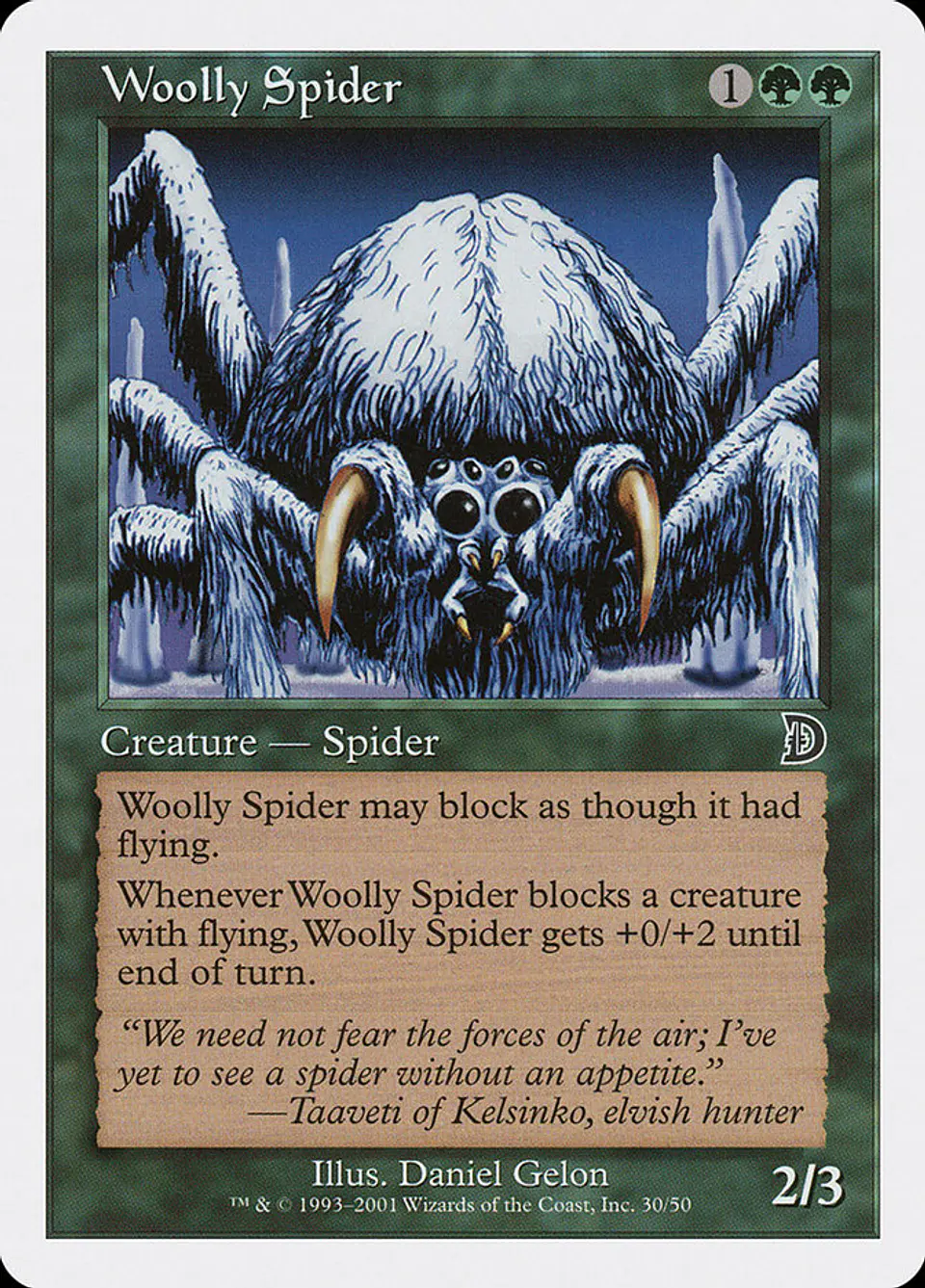 Woolly Spider (Retro Frame) 1