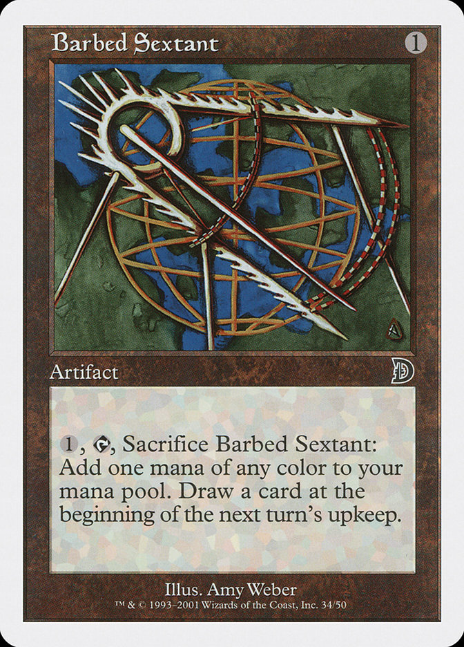 Barbed Sextant (Retro Frame)