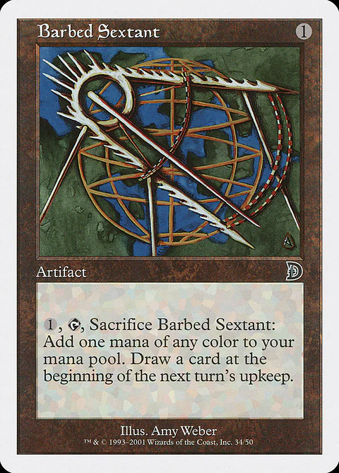 Barbed Sextant (Retro Frame)