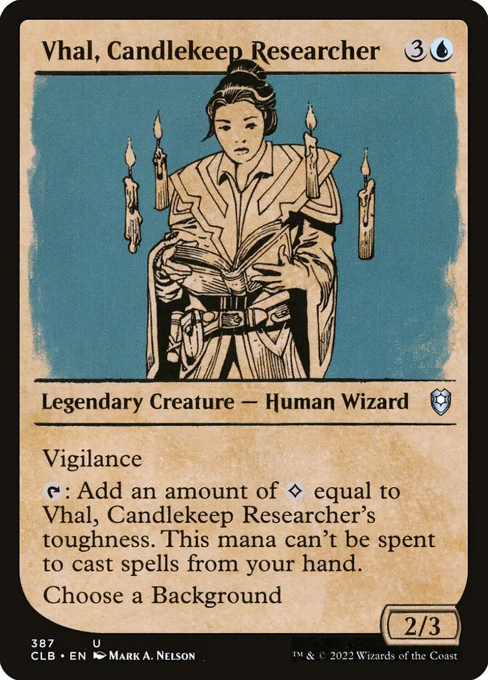 Vhal, Candlekeep Researcher (Showcase) 1