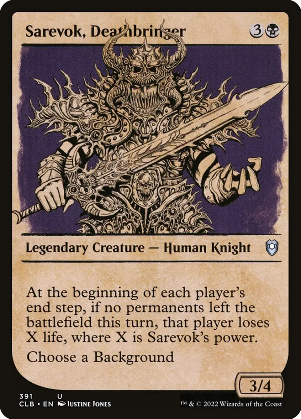 Sarevok, Deathbringer (Showcase) 1
