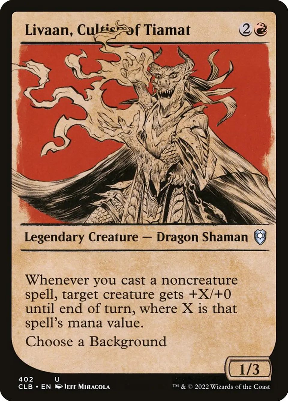 Livaan, Cultist of Tiamat (Showcase) 1