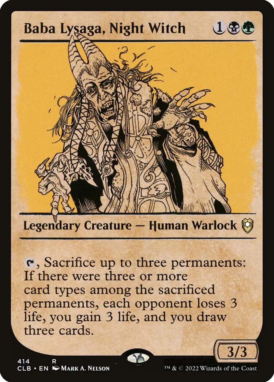 Baba Lysaga, Night Witch (Showcase) 1