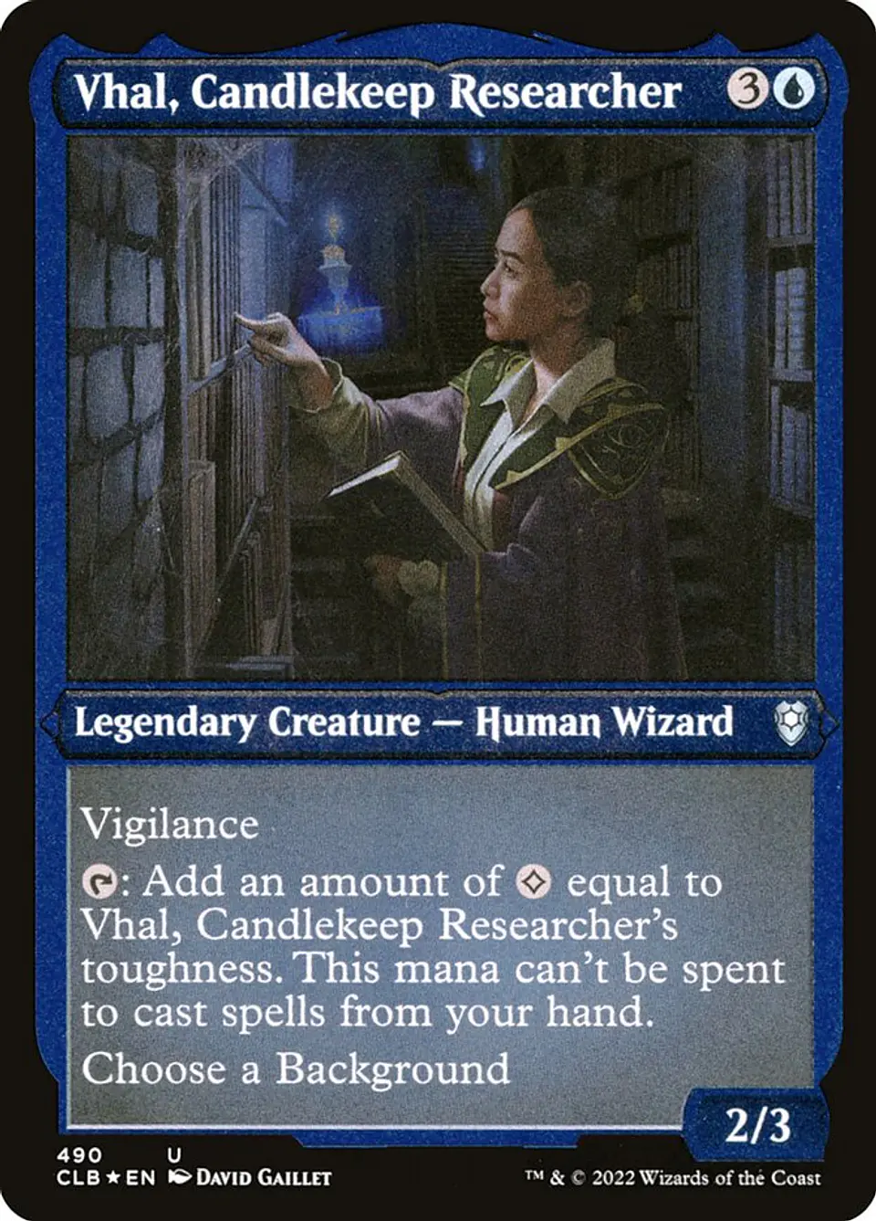 Vhal, Candlekeep Researcher 1
