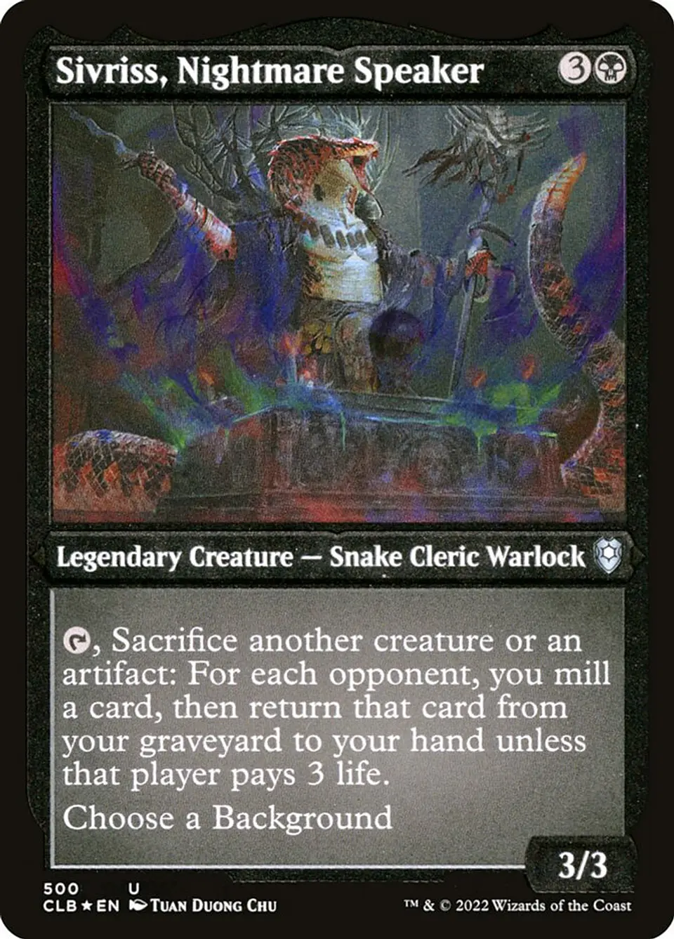 Sivriss, Nightmare Speaker 1