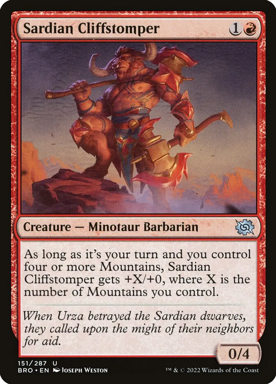 Sardian Cliffstomper 1