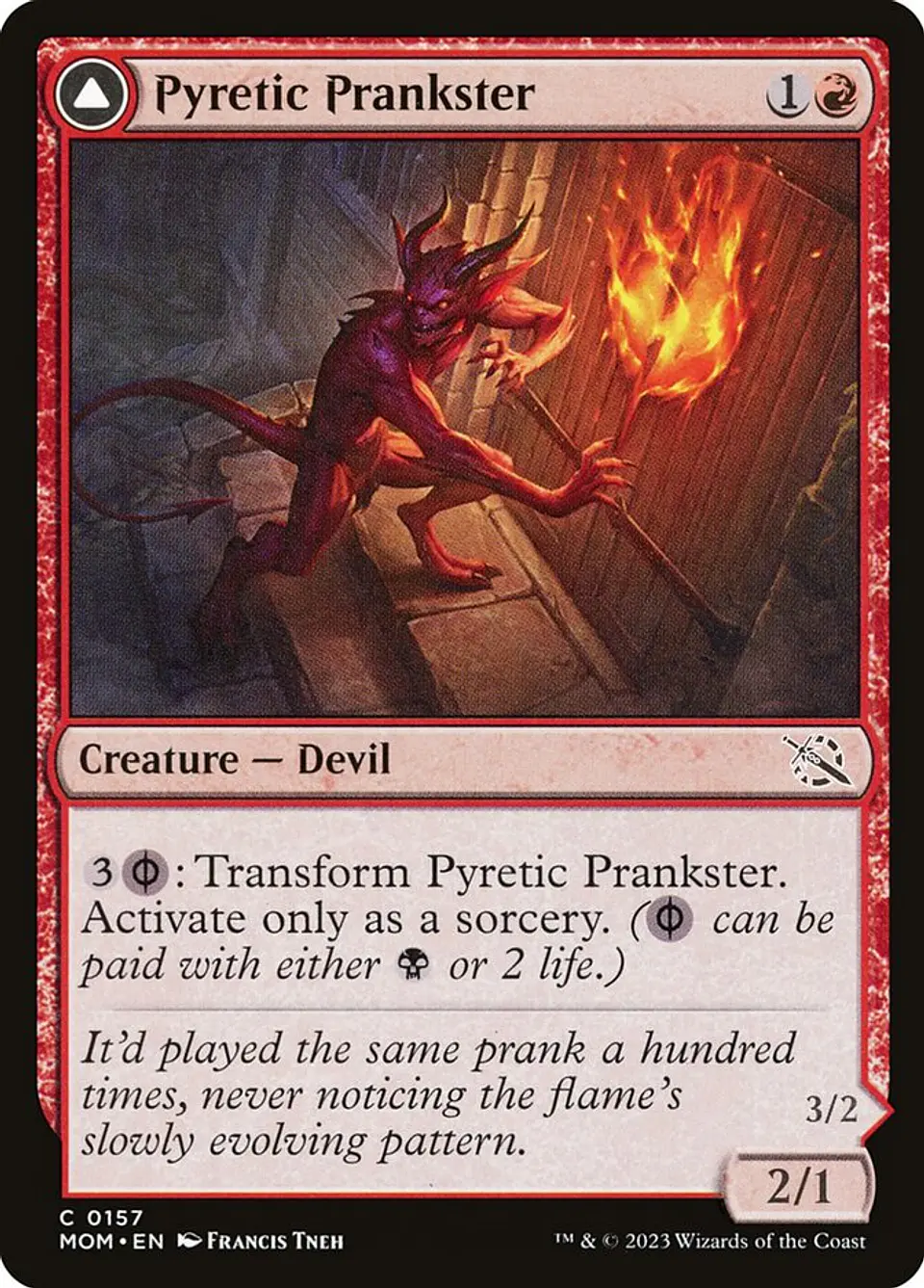 Pyretic Prankster // Glistening Goremonger 1