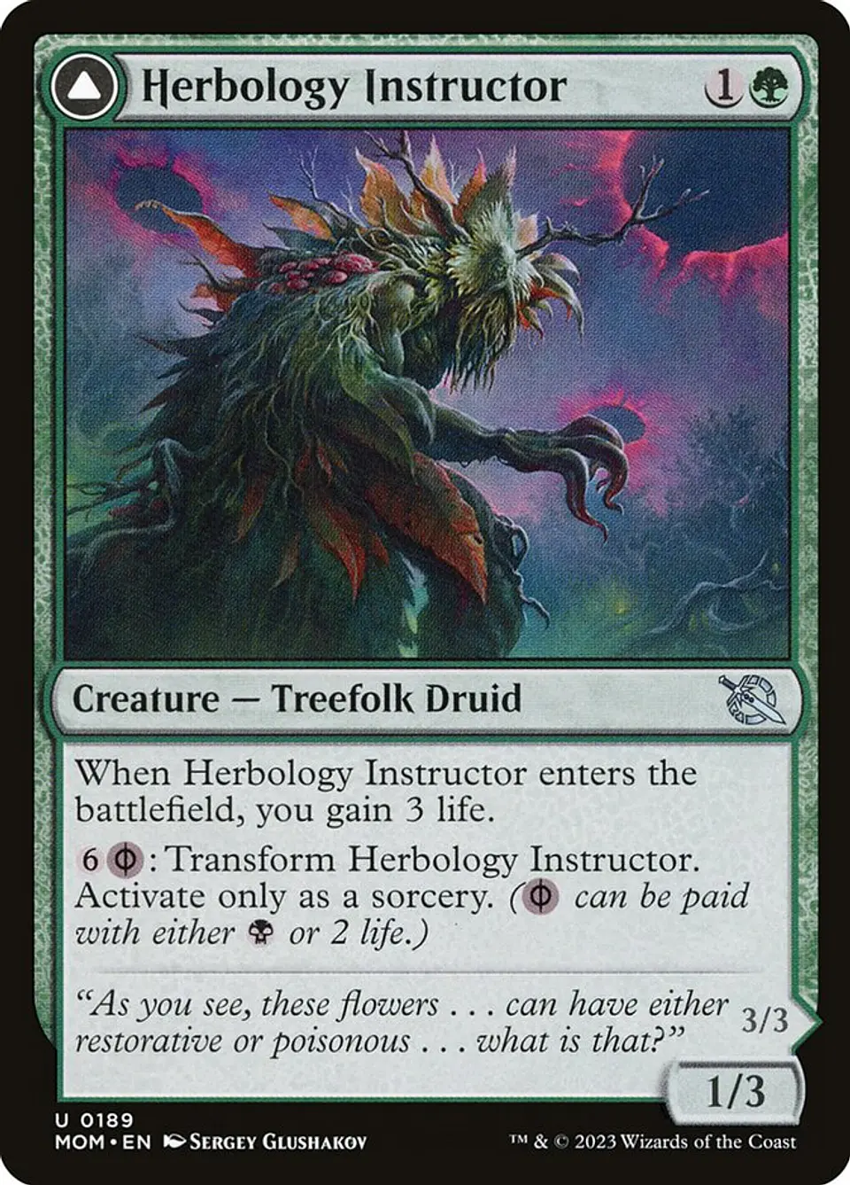 Herbology Instructor // Malady Invoker 1