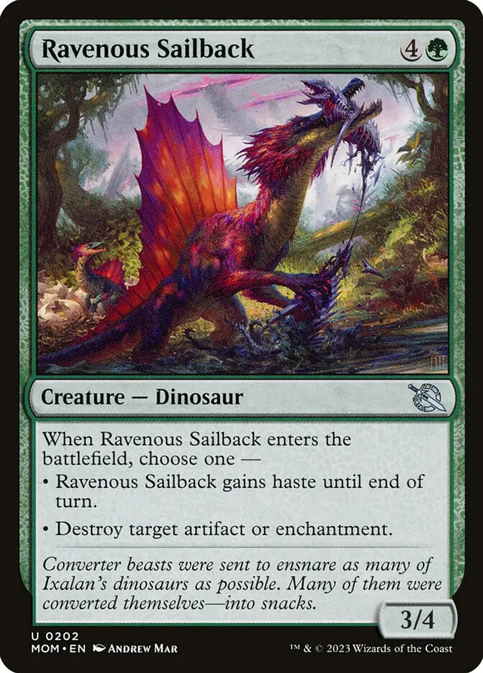 Ravenous Sailback 1